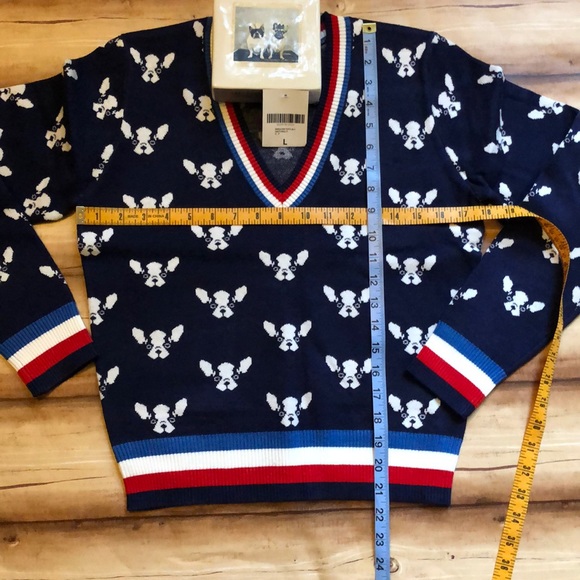 Forever 21 Boston Terrier/French Bulldog sweater - Picture 6 of 8